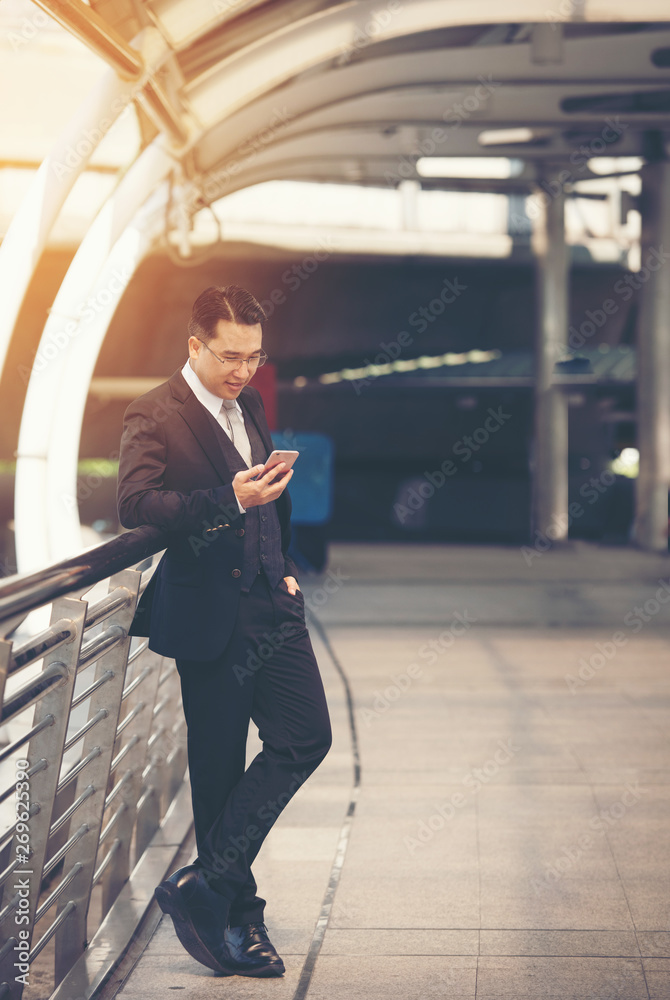 Businessmen are contacting by telephone. Businessmen are contacting by telephone.