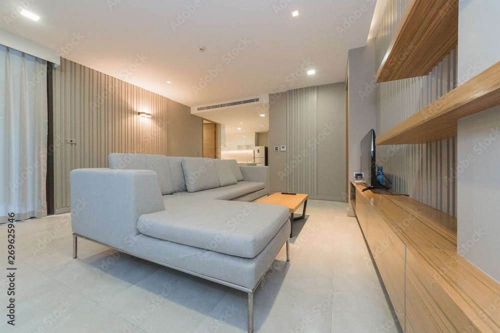 Fototapeta premium Modern living room interior