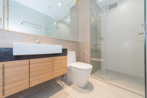 Modern bathroom interior