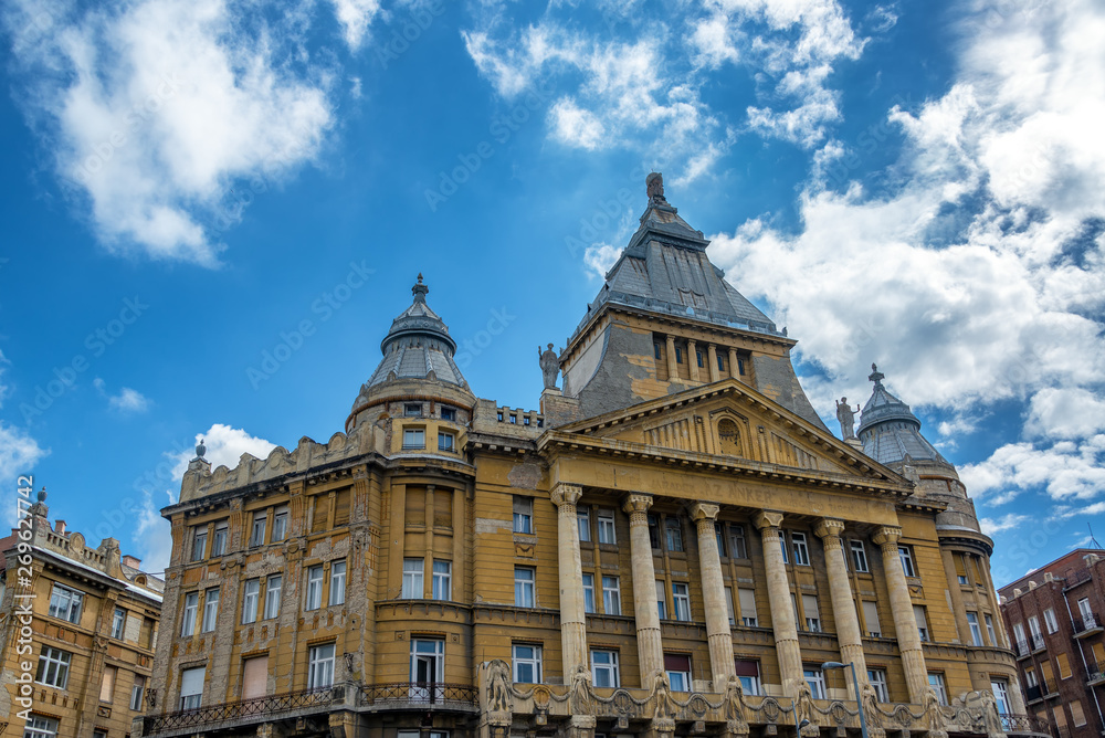 Old Historic Building in Budapest, Hungary