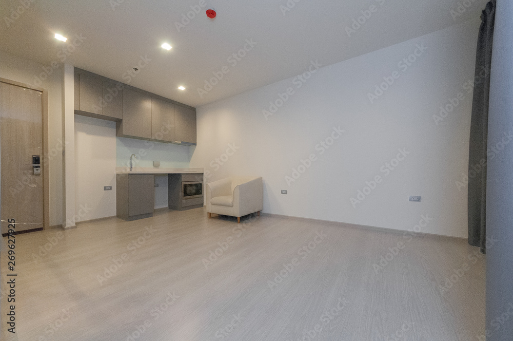 Empty room interior background Empty room interior background