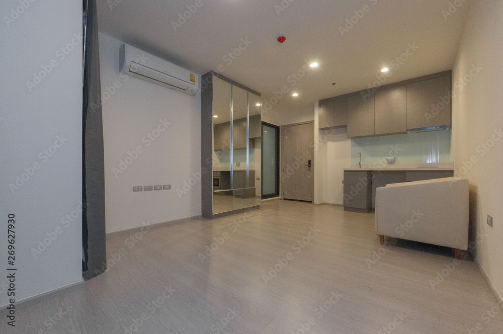 Empty room interior background Empty room interior background
