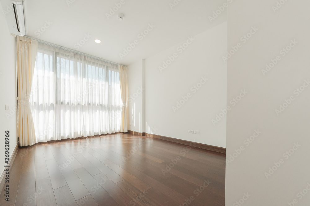 Interior of a modern empty apartment