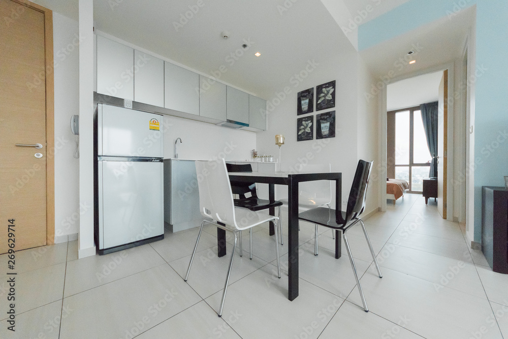Beautiful kitchen interior in new luxury home Beautiful kitchen interior in new luxury home