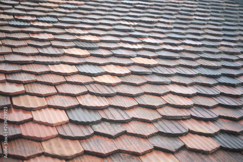 roof with tiles