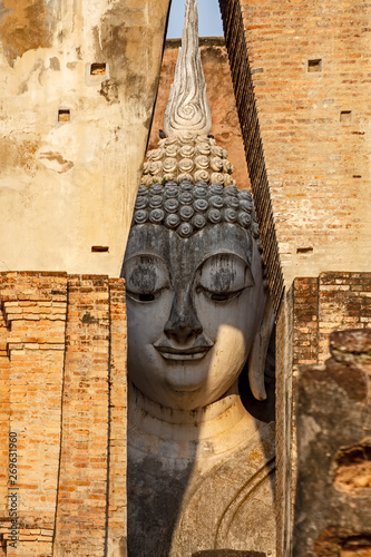 Wat Si Chum(Phra Achana) Sukhothai Historical Park in Thailand-1 photo