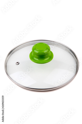 Glass Pan Cover - Stock Image