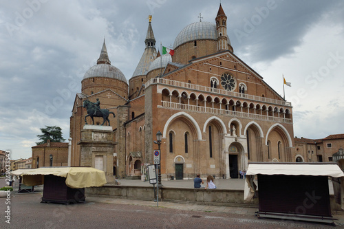 The Basilica di Sant'Antonio in Padova, Italy, on a summer day photo
