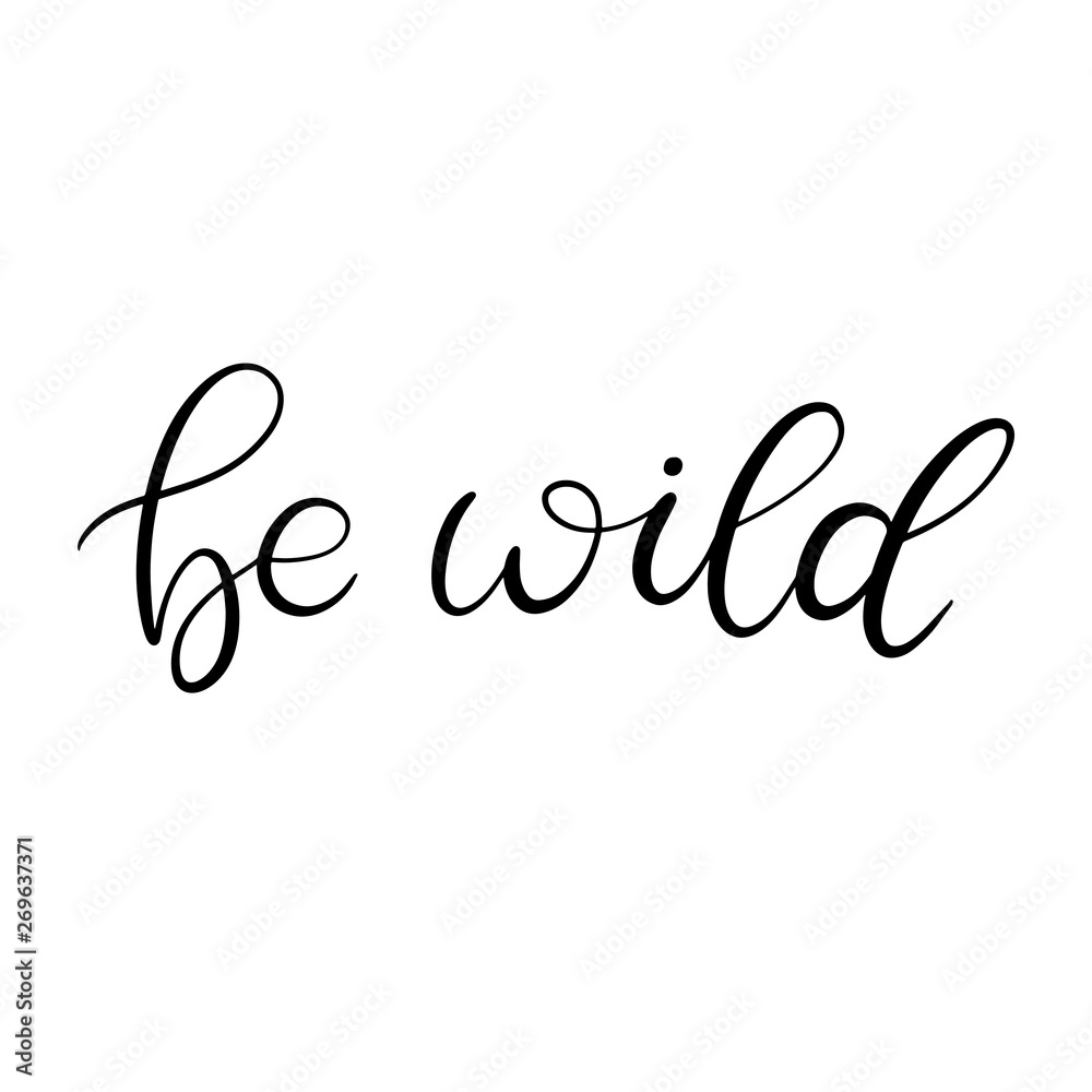 Black and white lettering vector illustration. Black and white lettering vector illustration.