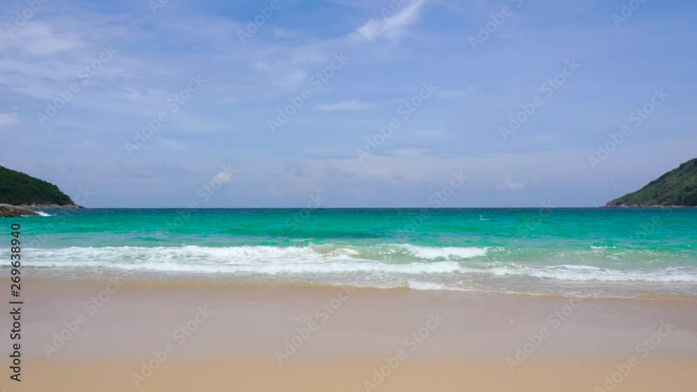 4K.UHD 3840x2160P- Ocean Coast Beach Sea Background In Summer. At Phuket, Thailand. 4K.UHD 3840x2160P- Ocean Coast Beach Sea Background In Summer. At Phuket, Thailand.