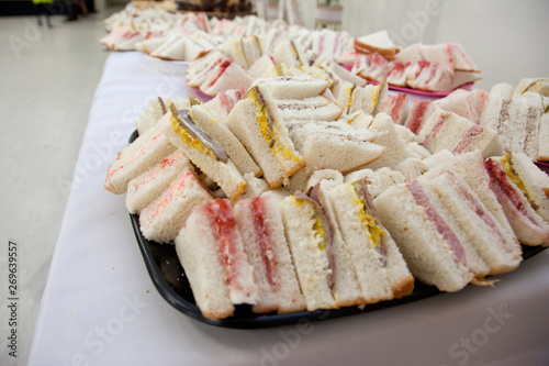 Various finger sandwiches