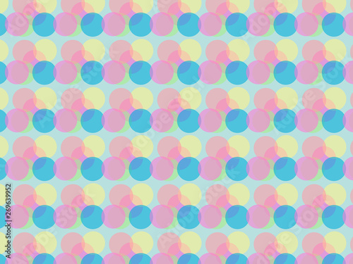 Wallpaper Mural ドット　パターン835 Torontodigital.ca