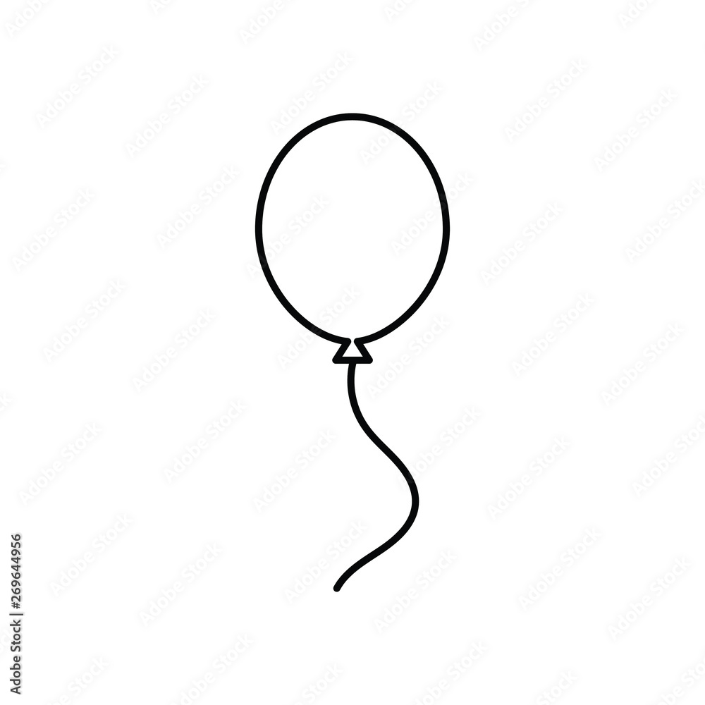 Balloon icon vector. Balloon icon vector.