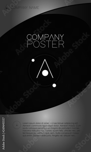 modern identity branding poster
