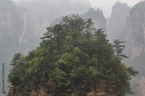 Zhangjiajie mountains in Wulingyuan national park, Hunan - China photo