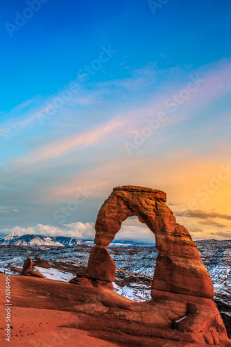 Tableau sur toile Delicate Arch, Arches National Park Utah