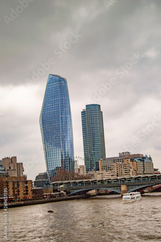 London southwark with brand new tall tower © ProMicroStockRAW