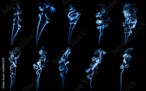 A large amount of smoke is taken with many options available in various graphic