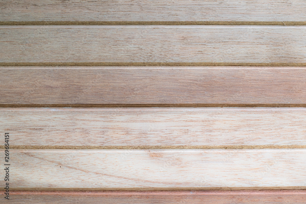 Fototapeta premium top view of wooden surface, hardwood background.