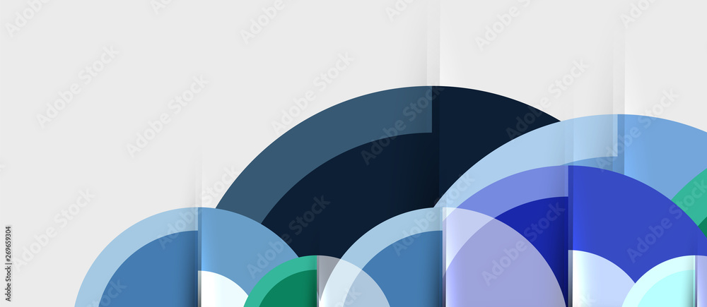Geometric design abstract background - circles Geometric design abstract background - circles