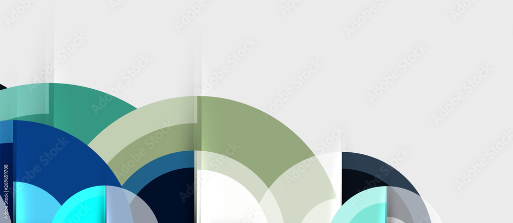 Geometric design abstract background - circles Geometric design abstract background - circles