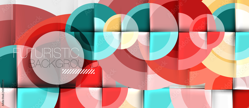 Circular geometrical design template Circular geometrical design template