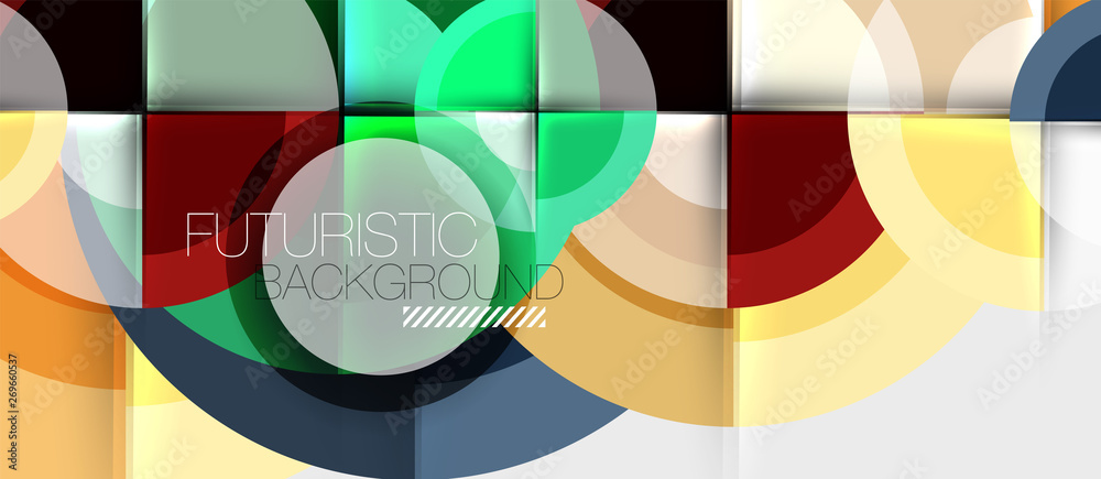 Circular geometrical design template Circular geometrical design template