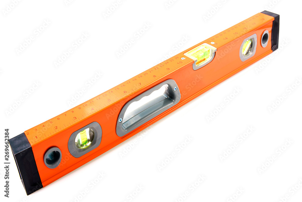 Spirit level isolated on white background Spirit level isolated on white background