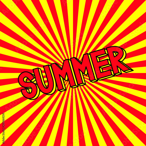 Wallpaper Mural Summer in the radiating rays. Torontodigital.ca