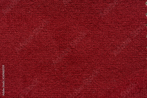 Contrast soft fabric texture in fascinating red colour.