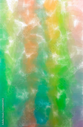 Abstract illustration of green  yellow Watercolor with low coverage background