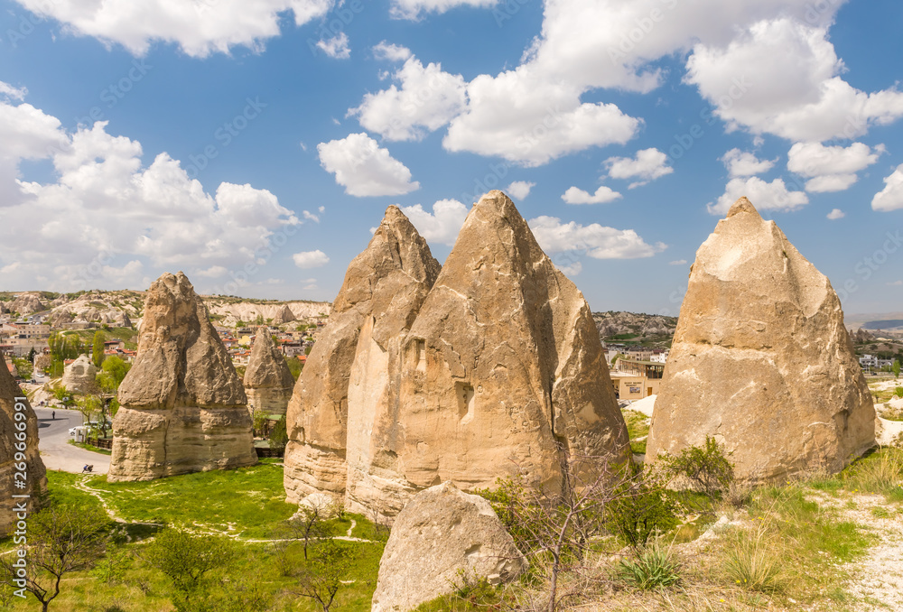 Fototapeta premium Goreme National Park and the Rock Sites of Cappadocia, volcanic landscape UNESCO World Heritage Site
