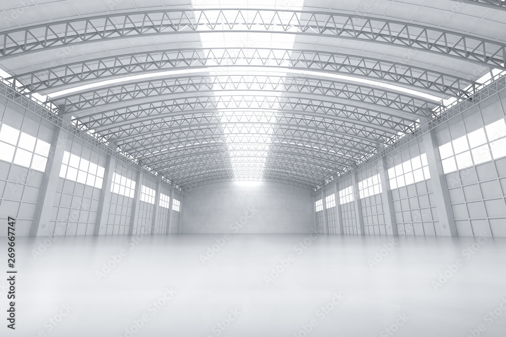 Empty factory interior Empty factory interior