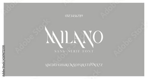 Elegant alphabet letters font set. Classic Gold Lettering Typography Fonts regular uppercase and number. vector illustration