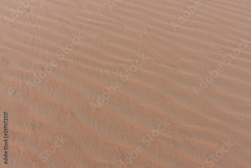 Nahaufnahmen von Strukturen einer Sandwüste