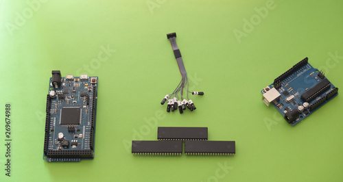 Microchips, microcontrollers and other components and electronics