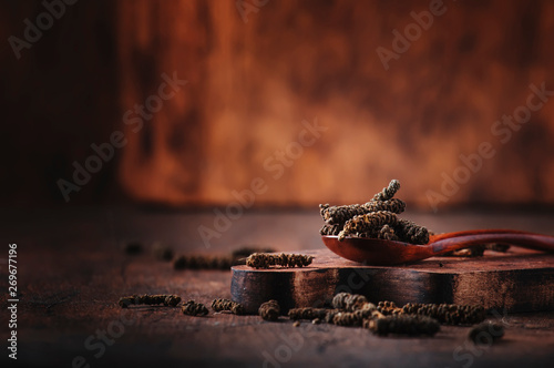 Fragrant long pepper spilli...