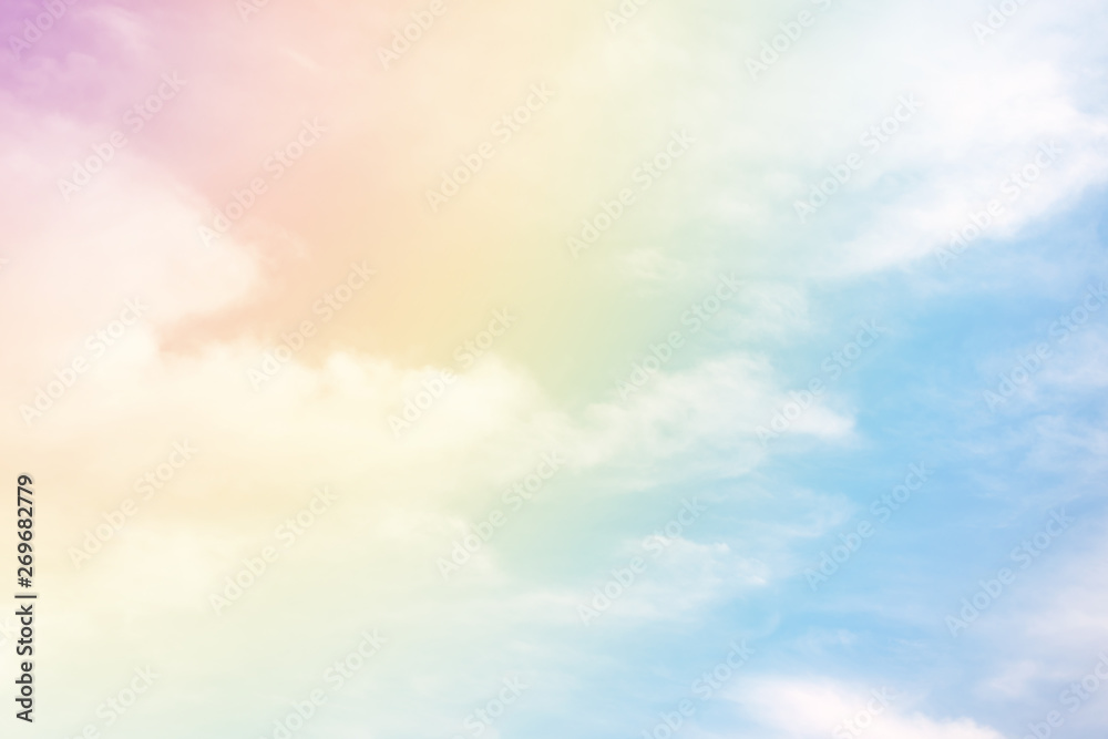 Cloud background with a pastel colour Cloud background with a pastel colour