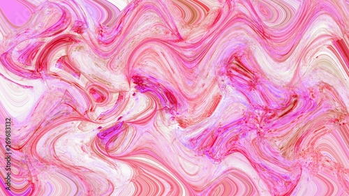 Hintergrundgrafik - Wellenmuster - Pink/weiß