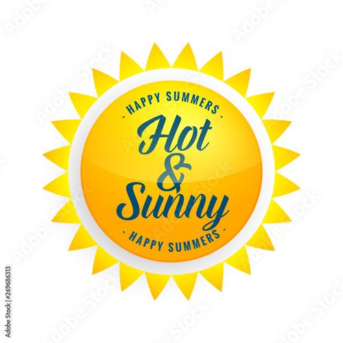 shiny yellow sun design background