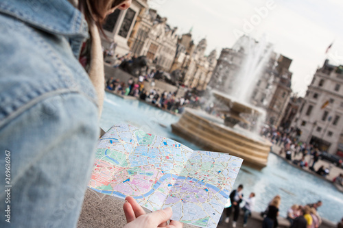 Trafalgar Square London Map