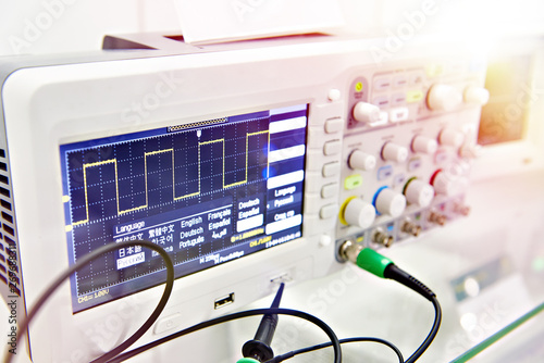 Cuadro en lienzo Digital oscilloscope