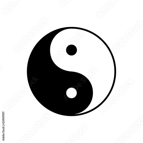 Yin Yang symbol of dualism in ancient Chinese philosophy