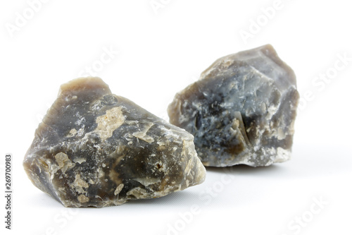 Konstfotografi stone isolated on white background