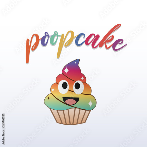 Unicorn cupcake- kawaii magical fairy cream cake