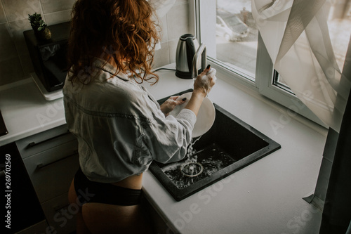 Fotografie stay pretty even if you just do the dishes
