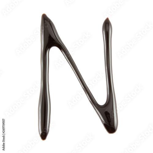 Chocolate Letter N