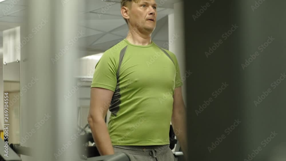 The man in the gym. Fitness. Healthy lifestyle The man in the gym. Fitness. Healthy lifestyle