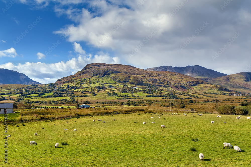 Landscape with mountains, Ireland