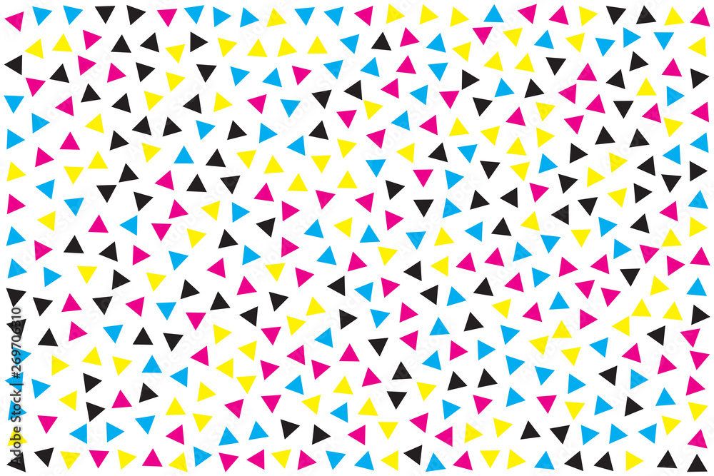 circles and triangles on white background circles and triangles on white background